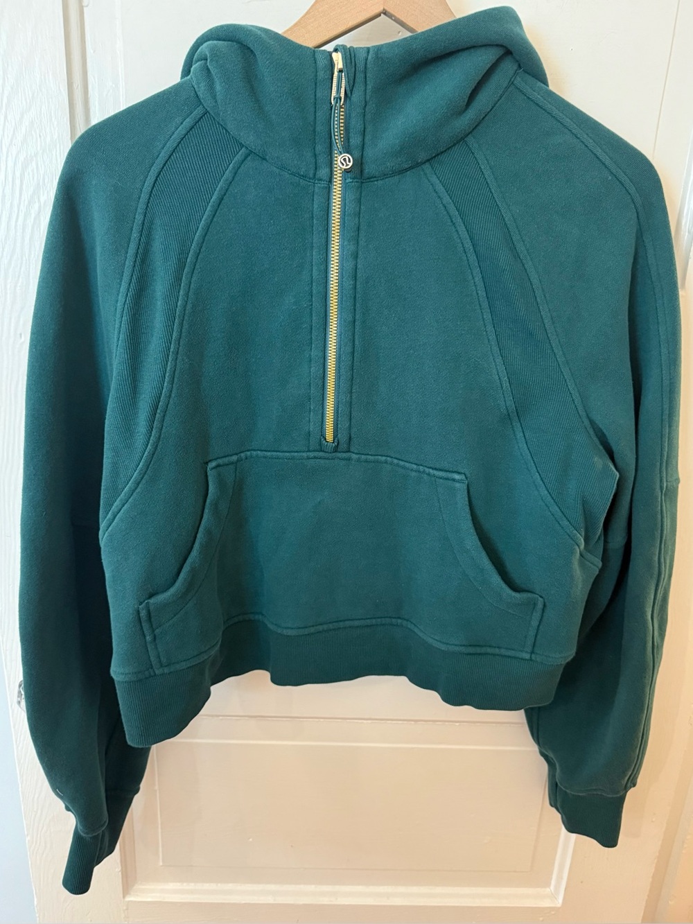 Lululemon Scuba Oversized Half-Zip Hoodie Storm Teal XS/S